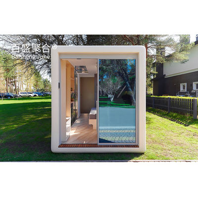 Custom Modern Steel Portable Space Capsule House met Keuken Prefab Container House 40ft
