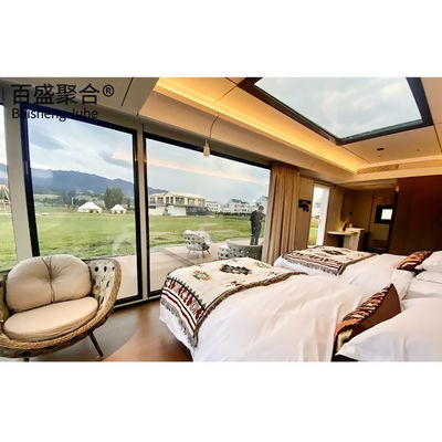 Draagbare mobiele capsule huis standaard moderne camping pod voor geprefabriceerde villa huis