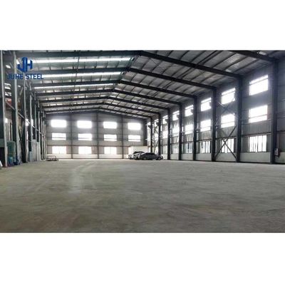 Q235 Q355B Steel Grade Garage Metal Frame Warehouse met C.Z Shape Steel Channel Purlin
