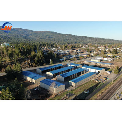 Bouw van gefabriceerde staalconstructies met gefabriceerde staalconstructie met metalen frame
