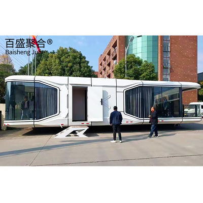 Villa Landschapsdecoratie Prefab huis met modulaire container huis en ruimte bed