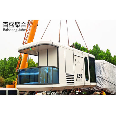 Villa Landschapsdecoratie Prefab huis met modulaire container huis en ruimte bed