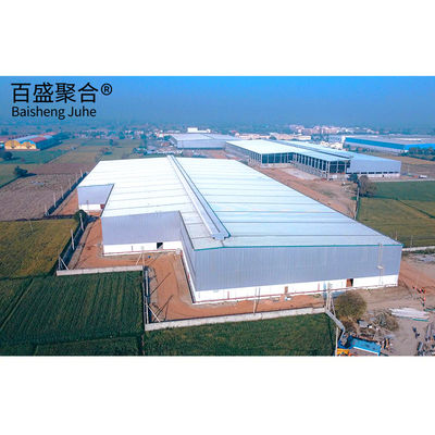 Goedkope voorgefabriceerde staalconstructie met lichtstaal Q345 Q235 hoofdframe