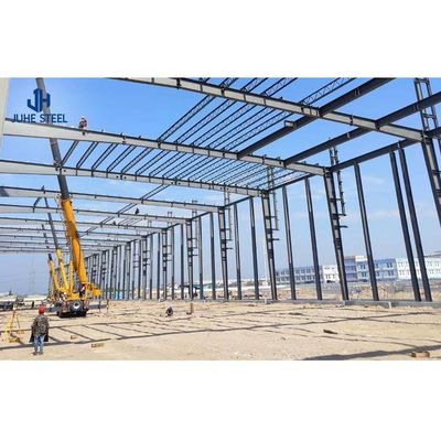 Hoofdframe van licht staal Q345 Q235 Prefabricated Steel Structure Workshop Warehouse