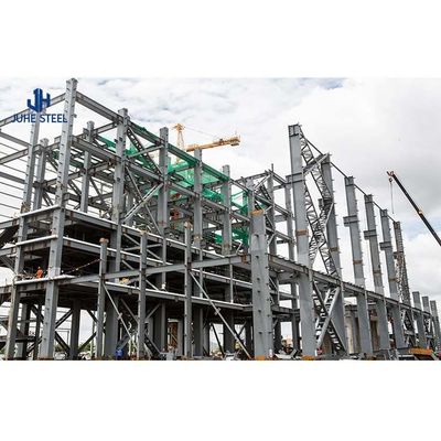 Hoofdframe van licht staal Q345 Q235 Prefabricated Steel Structure Workshop Warehouse