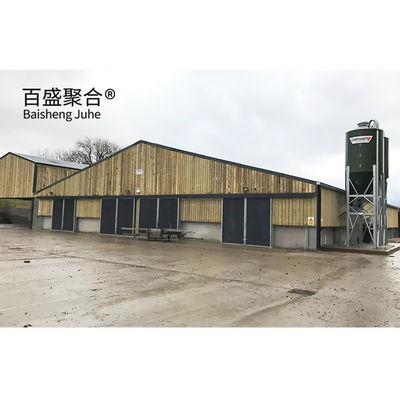 Q235 Laagkoolstofstaal Zwaar voorontwerp Schaap/koeienstal Staalstructuur Boerderijhuizen Commerciële kippenhokken