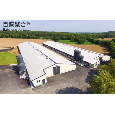 Prefabriceerd koeienhok met zware staalconstructie