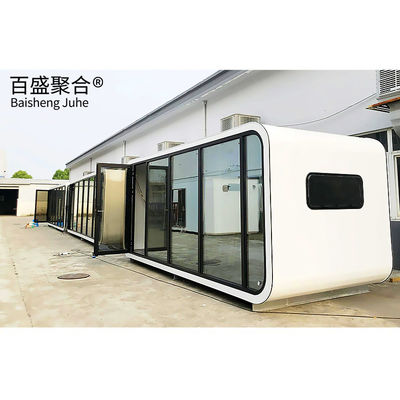 Prefab Space Capsule House voor Hotel Villa Moderne modulaire Apple Cabin Container House