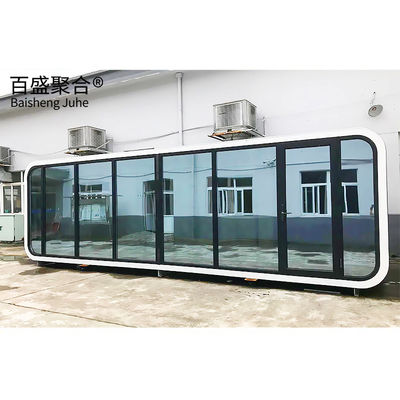 Prefab Space Capsule House voor Hotel Villa Moderne modulaire Apple Cabin Container House
