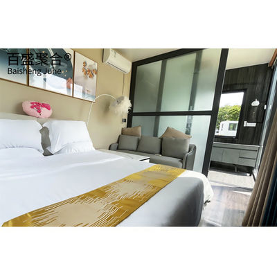 Prefab Space Capsule House voor Hotel Villa Moderne modulaire Apple Cabin Container House