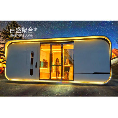 Klein huis kantoor pod met meubels Modern design villa Uitbreidbare Apple Cabin