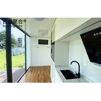 Klein huis kantoor pod met meubels Modern design villa Uitbreidbare Apple Cabin