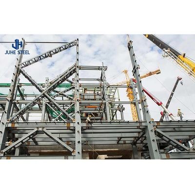Deurenbouw Warehouse Lichte staalstructuur Prefab staalstructuur Zelfopslag
