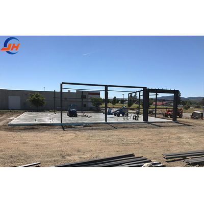 Voorgefabriceerde staalconstructie magazijn 40x100x20 met C.Z-vorm staalkanaal purlin