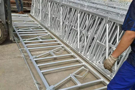 Aluminium legeringsruimte voorgefabriceerd magazijn Boerderij voor stalen balken Varkenshuis