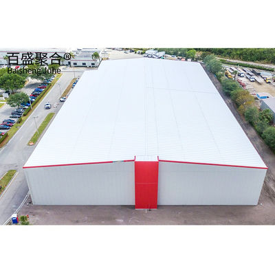 Voorgefabriceerd staal magazijn met Q235/Q235B/Q355/Q355B lichtstaal structuur frame