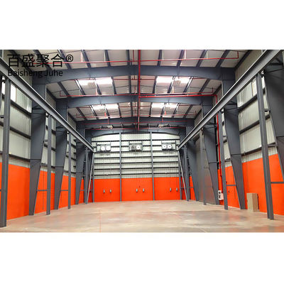 Voorgefabriceerd staal magazijn met Q235/Q235B/Q355/Q355B lichtstaal structuur frame