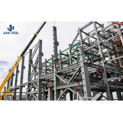 Lichte staalconstructie magazijn met zelfopslag dakraamwerken en geprefabriceerd frame