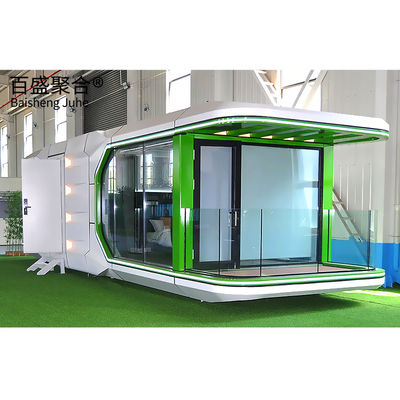 Villa Container Huizen Op maat gemaakte dubbel glas mobiele ruimtecapsule hut hotel