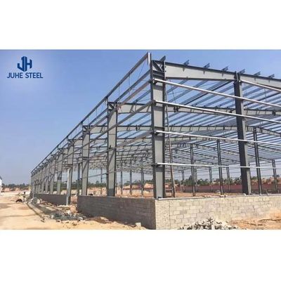 Grote span staalstructuur Plant Frame Prefab magazijn prijzen in opslag toepassing