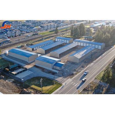 Decoiling service en solide H-vormige staalbalk hoofdframe voor op maat gemaakte metalen gebouwen