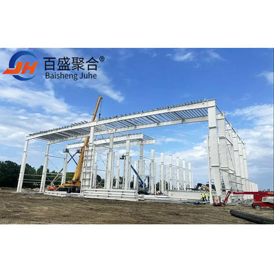 Voorgefabriceerd magazijn/hangargebouw met lichtstaalframe en aluminiumalloyvenster
