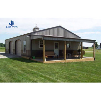 Q235Q345 Staalstructuur Prefab huis met snelle installatie en koolstofarm materiaal