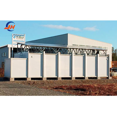 Aluminiumlegeringsruit Prefabricated Pre-engineered Steel Structure Werkplaats Gebouw voor voederverwerking