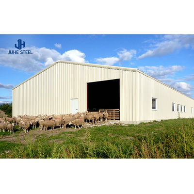 Heavy-Duty vee schuur ontwerp Prefab staal koe paard stabiel voor werkplaats efficiëntie