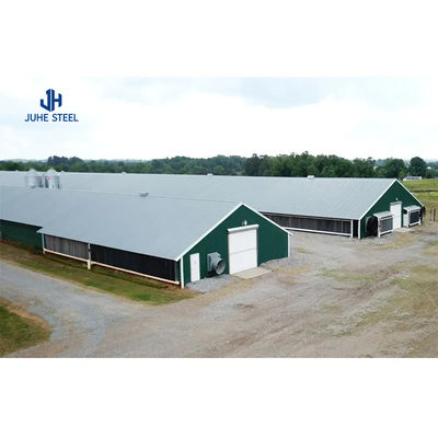Eénplaat staalboerderij staalhuis voor veehuis in landbouwmetalen gebouwen