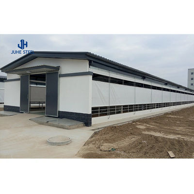 Eénplaat staalboerderij staalhuis voor veehuis in landbouwmetalen gebouwen