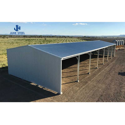 Aluminiumlegeringsruitconstructie-ontwerp staalstructuurpijp voor varkens-koeienboerderij
