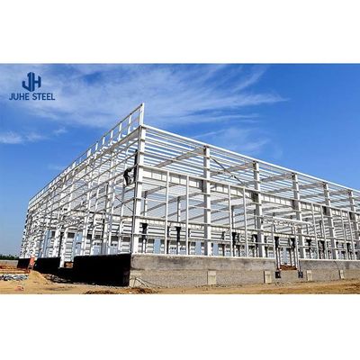 Op maat gemaakte staalconstructies van verschillende soorten voor de bouw van magazijnwerkplaatsen