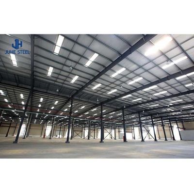 Lichte staal Q355 Q235 Hoofdframe Korte bouwperiode Voorgefabriceerd magazijn