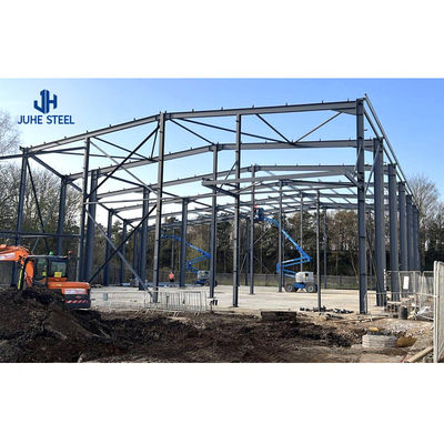 Q355 Q235 Hoofdframe van licht staal voor geprefabriceerde werkplaats