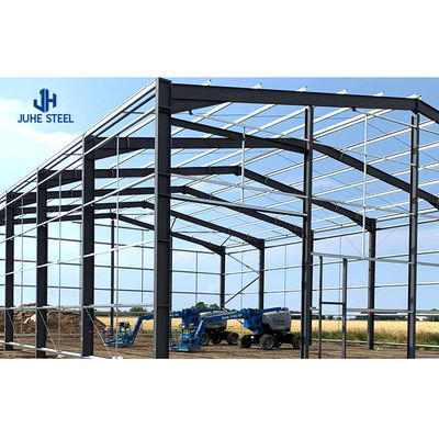 Q355 Q235 Hoofdframe van licht staal voor geprefabriceerde werkplaats