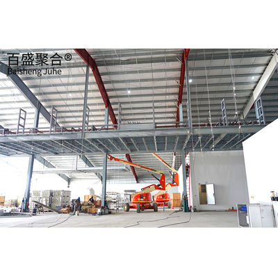 Q235 Q355B Large Metal Sheds Workshops Painted Surface Treatment