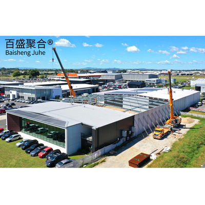 Q235 Q355B Large Metal Sheds Workshops Painted Surface Treatment