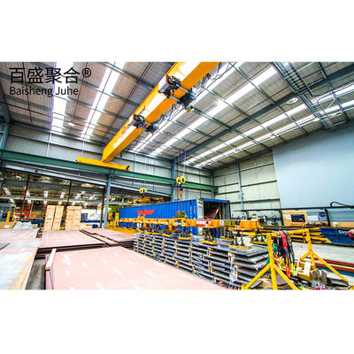 Q235 Q355B Large Metal Sheds Workshops Painted Surface Treatment