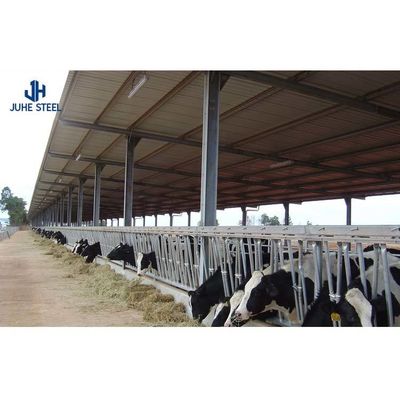 Q235/Q355B Staalstructuur Koeienstal voor veehouderij