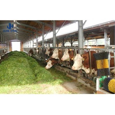 Q235/Q355B Staalstructuur Koeienstal voor veehouderij