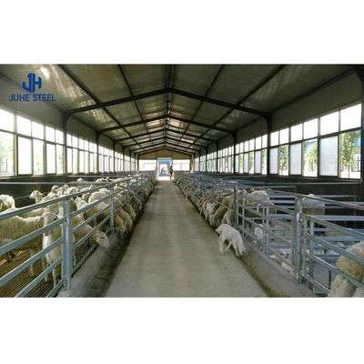 Q235/Q355B Staalstructuur Koeienstal voor veehouderij