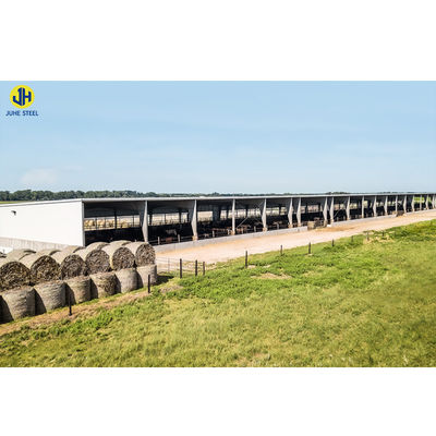Q235/Q345B Metalen boerderijgebouwen met woonruimte