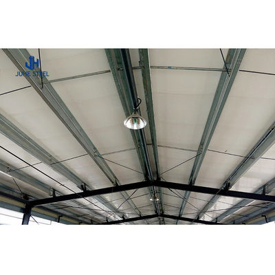 2-10m hoge stalen structuur koeienhok voorgefabriceerd magazijn gebouw met 48mm buis