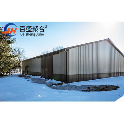 Prefabricated Steel Structural Warehouse Metalen gebouwen Standard AiSi Welding Service