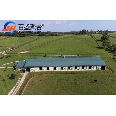 Staalconstructie Fabricatie Constructie Vogelhuis Schuur Met Aluminium Alloy Venster