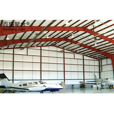 Steel Structural Fabrication Construction Workshop voor prefabricated hangar warehouse