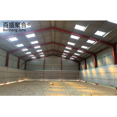 Staal geframeerde landbouwgebouwen Metalen boerderijschuur Q235B/Q345B