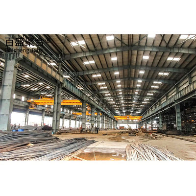 Werkplaats voor staalconstructies met grote lengte van het gebouw voor vaste H-vormige staalbalken