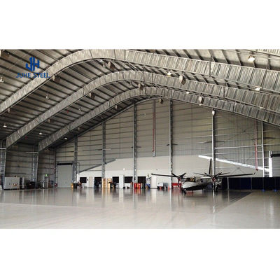 Lichte staalstructuur Vliegtuig Hangar Metalen frame voor Hangar Moderne op maat